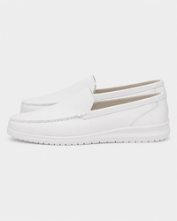 White platform side view