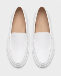White platform top view